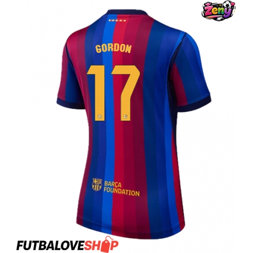 Dres Barcelona Anthony Gordon #17 Domáci pre Ženy 2026-27 Krátky Rukáv